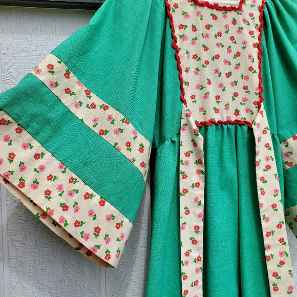 Vintage 60s 70s Young Innocent Arpeja Caftan Dress - Picture 12 of 15